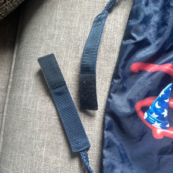 Disney Blue Drawstring Bag with Classic Logo - Picture 7 of 7